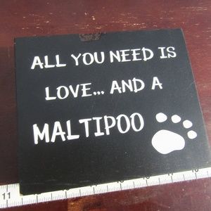 JennyGems Wall Box 6 x 5 Inches  Maltipoo